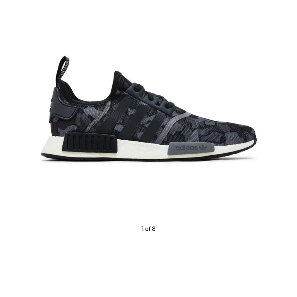 Adidas nmd runner NMD_R1 Core Black Men's size 8 Black and Gray Sneakers